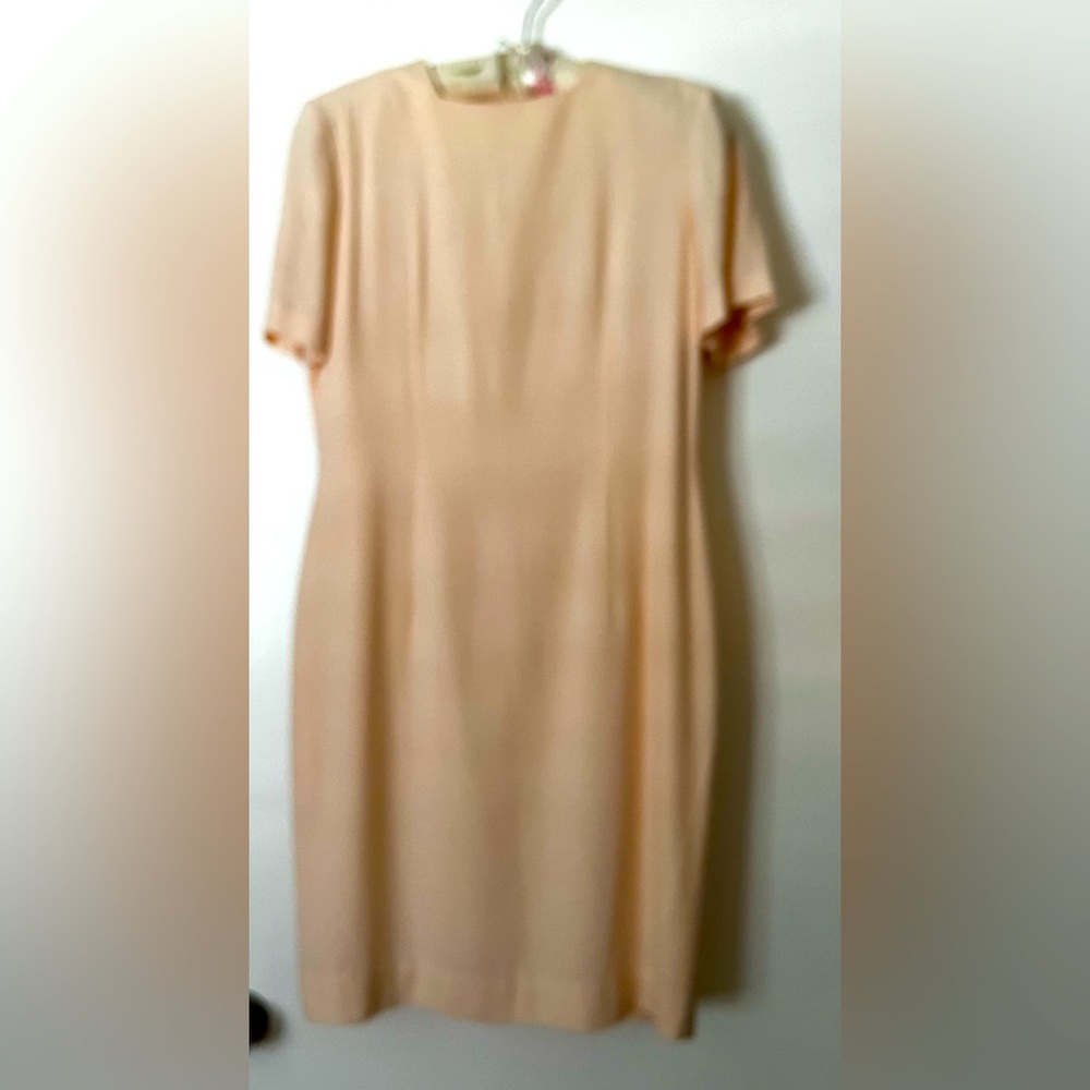 Brooks Brothers Vintage Pastel Fully Lined Linen Blend Tailored Dress
